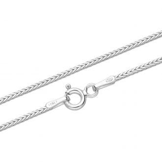 Długi Srebrny Łańcuszek - 65 cm - zdjęcie główne