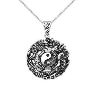 Srebrny wisiorek Yin Yang - zdjęcie główne