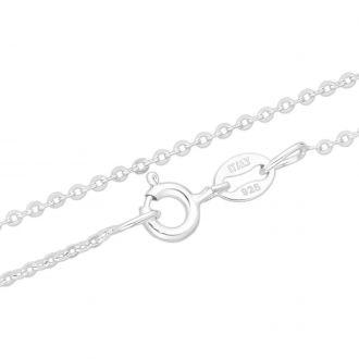 Srebrny Łańcuszek Splot Rollo - 60 cm - zdjęcie główne