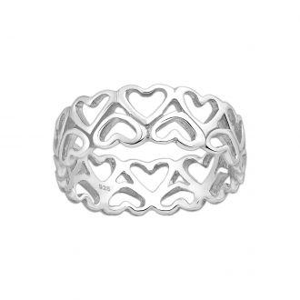 Srebrna obrączka serca - Eupropa 9, US 5 - zdjęcie główne