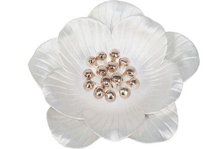 Pozłacany srebrny wisiorek kwiat - zdjęcie główne