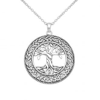 Srebrny wisiorek drzewo życia - zdjęcie główne