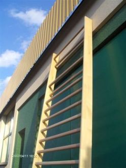 Drabinka gimnastyczna podwójna 250 x 180 cm z podwójnym okuciem - Marbo Sport - zdjęcie główne