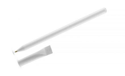 Długopis papierowy PINKO - Biały - zdjęcie główne