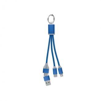 Kabel ładujący 4 w 1 typu C - BLUE - Niebieski - zdjęcie główne