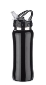 Bidon stalowy PATRO 600 ml - Czarny - zdjęcie główne