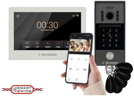 Wideodomofon REVIZOOM RM-T273HD WHITE/RC-212HD-CK1 - zdjęcie główne