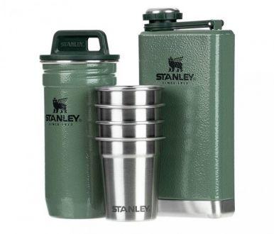 Zestaw STANLEY piersiówka Adventure Steel Shots + Flask Gift Set (zielony) - zdjęcie główne