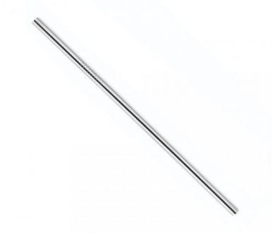 Słomka ze stali nierdzewnej w etui STICK (stalowy) - zdjęcie główne