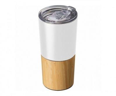 Kubek termiczny z dwiema ściankami AMBEO DUAL 500 ml (biały) - zdjęcie główne