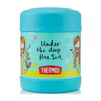 Termos dla dzieci na posiłek Thermos FUNtainer 290 ml (błękitny) syrena - zdjęcie główne