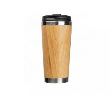 Kubek termiczny z bambusa i stali 450 ml AMBEO CUP2 (bambusowy) - zdjęcie główne