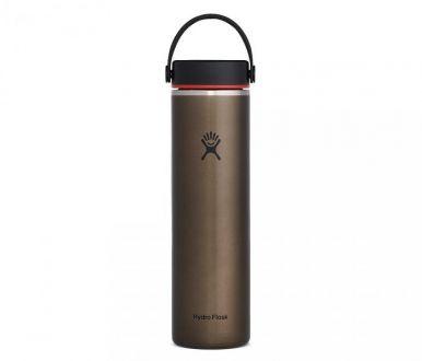 Butelka termiczna Hydro Flask 709 ml LIGHTWEIGHT WIDE FLEX CAP (obsidian) brązowy - zdjęcie główne