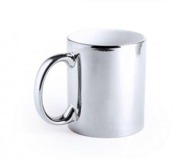 Kubek ceramiczny Chroma Silver 350 ml (srebrny) - zdjęcie główne
