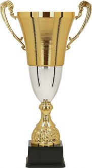 Puchar metalowy złoto-srebrny - BALTA H-57,5cm, R-200mm 2071C - zdjęcie główne