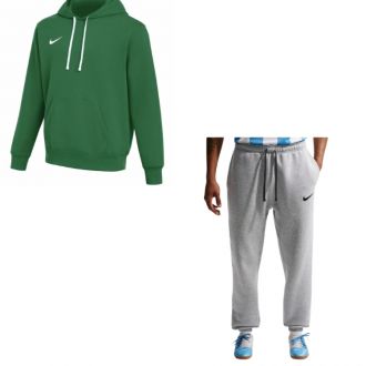 Komplet męski Nike Park 26 Fleece Hoodie zielona IB1222/IB1248 - zdjęcie główne