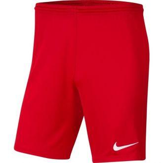 Spodenki dziecięce Nike Dri-FIT Park III czerwone poliestrowe - zdjęcie główne