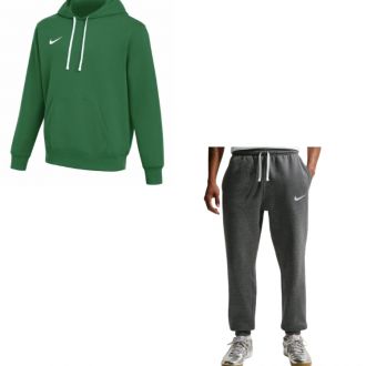 Komplet męski Nike Park 26 Fleece Hoodie zielona IB1222/IB1248 - zdjęcie główne