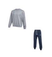 Komplet męski Nike Park 26 Fleece Crew jasnoszara IO9039/IB1248 - zdjęcie główne