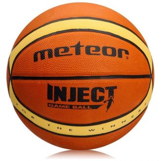 Piłka do koszykówki Meteor INJECT pomarańczowa - zdjęcie główne