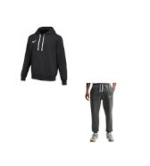 Komplet męski Nike Park 26 Fleece Hoodie czarna IB1222 010 - zdjęcie główne