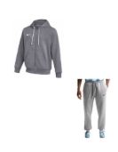 Komplet męski Nike Park 26 Fleece Full-Zip Hoodie szara IB1228 071 - zdjęcie główne