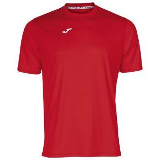 Koszulka sportowa, piłkarska Joma Combi czerwona poliestrowa - zdjęcie główne