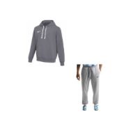 Komplet męski Nike Park 26 Fleece Hoodie szara IB1222 071 - zdjęcie główne