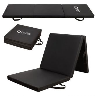 Materac gimnastyczny MGS02 Black składany 1800x600MM - zdjęcie główne