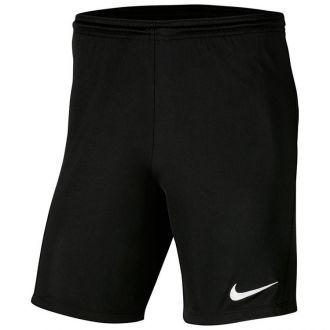 Spodenki dziecięce Nike PARK II KNIT DRI-FIT czarne poliestrowe - zdjęcie główne