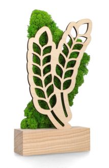 Statuetka ozdobna z mchem 23cm BOM008 - zdjęcie główne