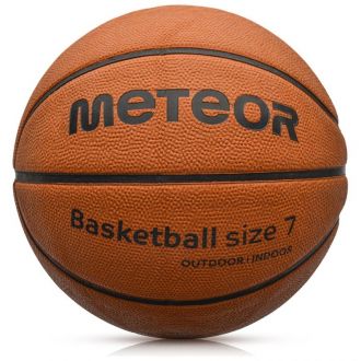 Piłka koszykowa treningowa Meteor Cellular 7brązowy - zdjęcie główne