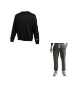 Komplet męski Nike Park 26 Fleece Crew czarna IO9039 010 - zdjęcie główne