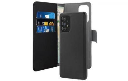 PURO Wallet Detachable - Etui 2w1 Samsung Galaxy A72 5G / A72 4G (czarny) - zdjęcie główne