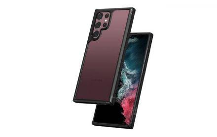 Crong Hybrid Clear Cover - Etui Samsung Galaxy S22 Ultra (czarny) - zdjęcie główne