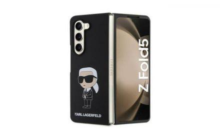 Karl Lagerfeld Silicone Ikonik - Etui Samsung Z Fold 5 (czarny) - zdjęcie główne
