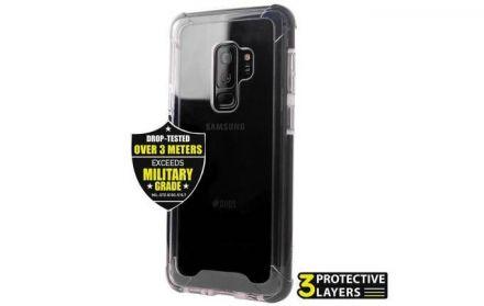 PURO Impact Pro Hard Shield - Etui Samsung Galaxy S9+ (czarny) - zdjęcie główne