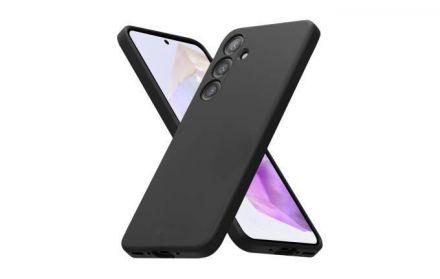 Crong Color Cover - Etui Samsung Galaxy A35 5G (czarny) - zdjęcie główne