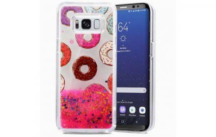 Zizo Liquid Glitter Star Case - Etui Samsung Galaxy S8+ (Donuts) - zdjęcie główne