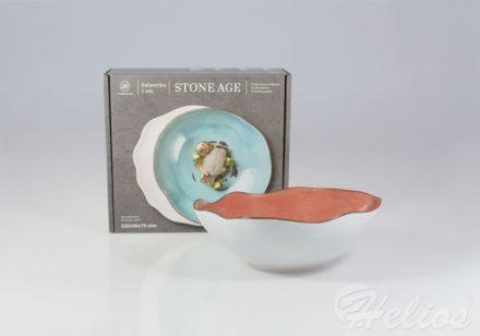Salaterka 22 cm - STONE AGE / Ceglasty - zdjęcie główne