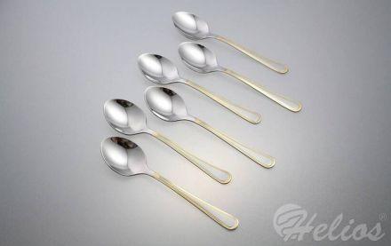 Komplet łyżeczek do herbaty / mat i złoto - 04 ZM ANTICA - zdjęcie główne