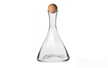 Karafka do wina z drewnianym korkiem 1,00 l - Wine Connoisseur (7197) - zdjęcie główne