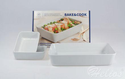 Bake&Cook: Zestaw naczyń do zapiekania Lubiana / 3 szt. (LU503LUBC) - zdjęcie główne
