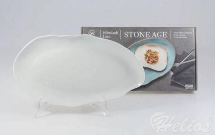 Półmisek 38 cm - STONE AGE Biały - zdjęcie główne