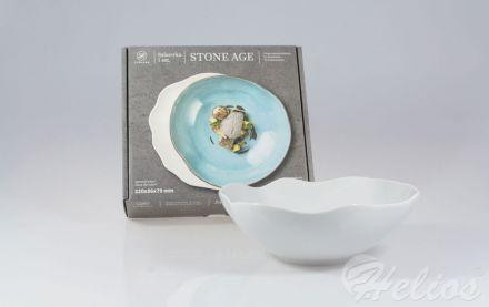 Salaterka 22 cm - STONE AGE / Biały - zdjęcie główne