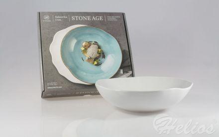 Salaterka 28,5 cm - STONE AGE / Biały - zdjęcie główne