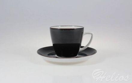 Filiżanka 350 ml ze spodkiem - 6591Z Beata, Dorota (czarny) - zdjęcie główne