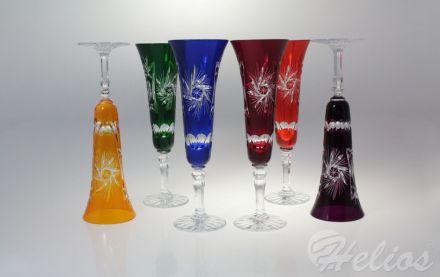 Kieliszki kryształowe do szampana 140 ml - KOLOR MIX (443 6K) - zdjęcie główne