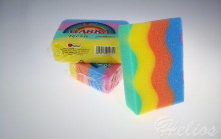 Gąbka kąpielowa prostokątna / 1 szt. - TĘCZA (HEL-0035) - zdjęcie główne