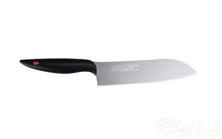 Kasumi Nóż Santoku kuty Titanium dł. 18 cm, grafit (K-22018) - zdjęcie główne